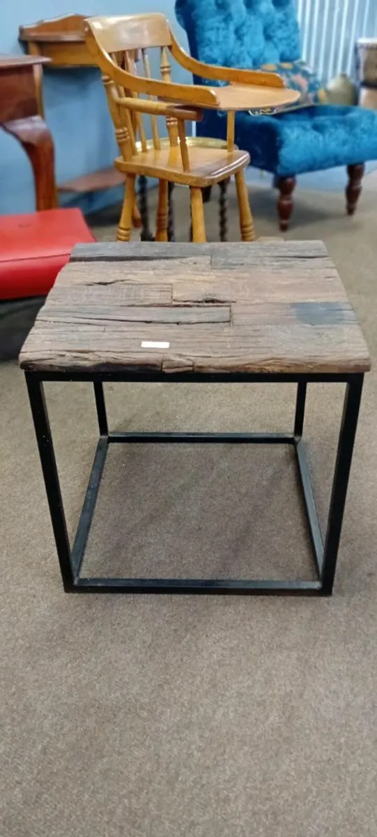 Rustic Plank Top Coffee Table