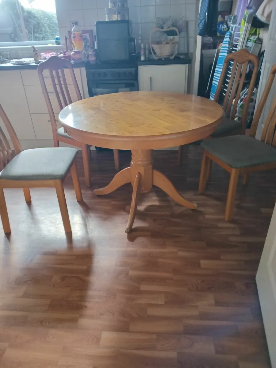 Table and chairs
