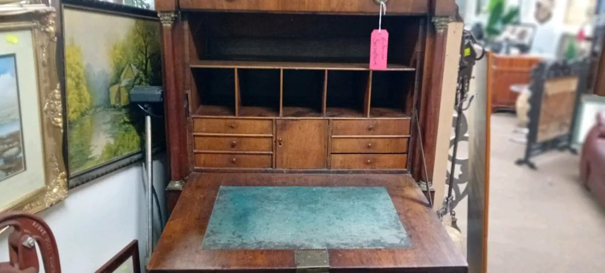 Victorian Mahogany Fitted Secretaire - Image 1