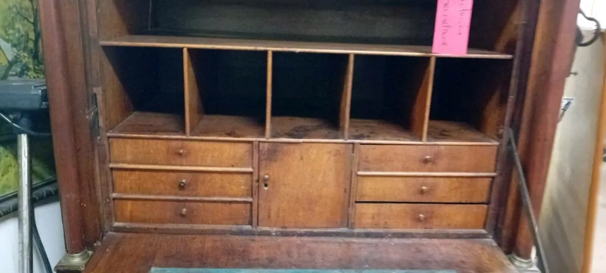 Victorian Mahogany Fitted Secretaire - Image 2