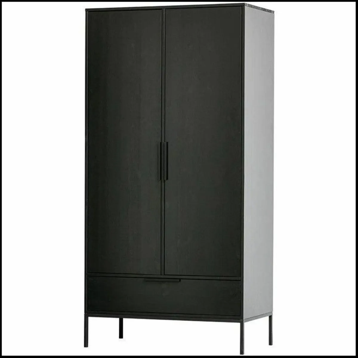 Wardrobe - Adam Pine Wood Cabinet - Image 1