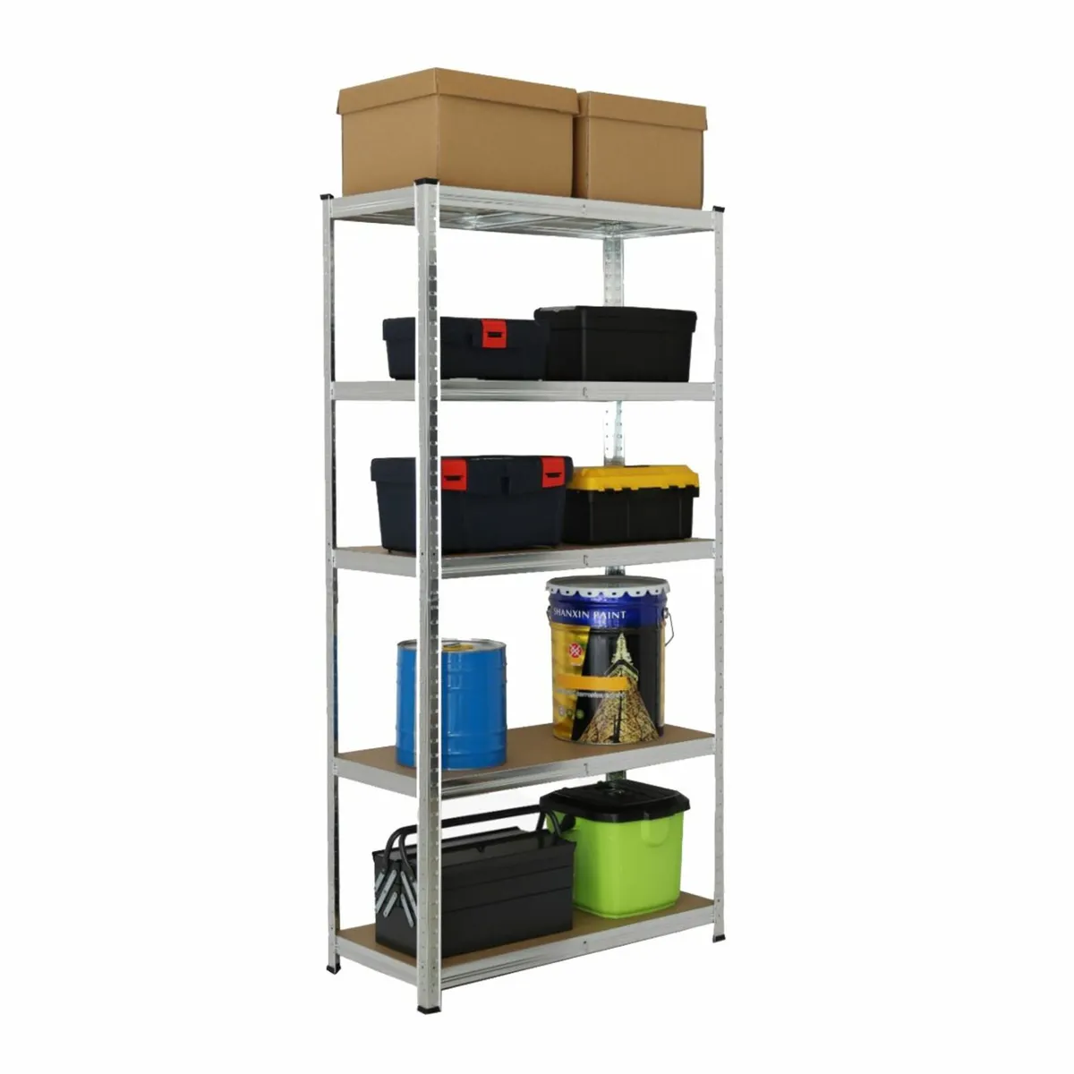 Budget Garage Shelving | 2 Bay Galvanised - Image 3