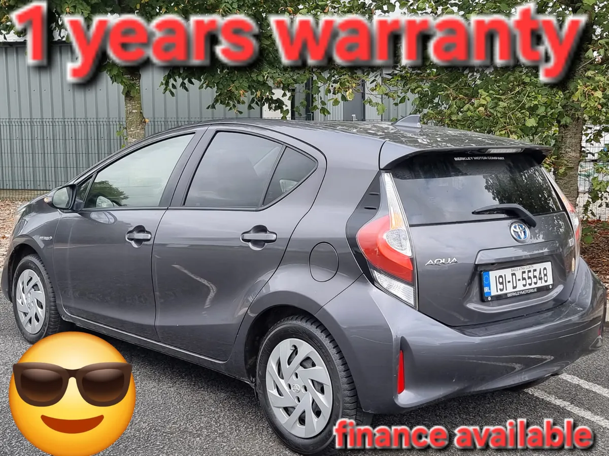 2019 TOYOTA AQUA HYBRID AUTO 1YR WARRANTY €12,990 - Image 1