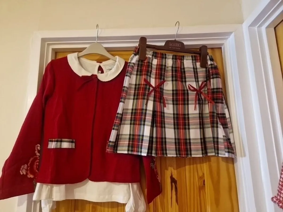Girls skirt & Top & Jacket - 3 Piece