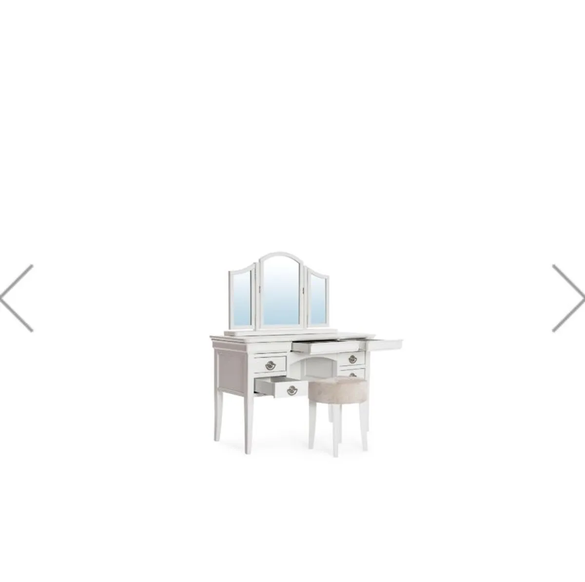 White Dressing Table Set - Image 3
