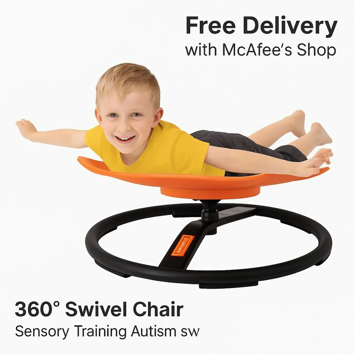 Kids Sensory Swivel Chair FREE DELIVERY - Image 1