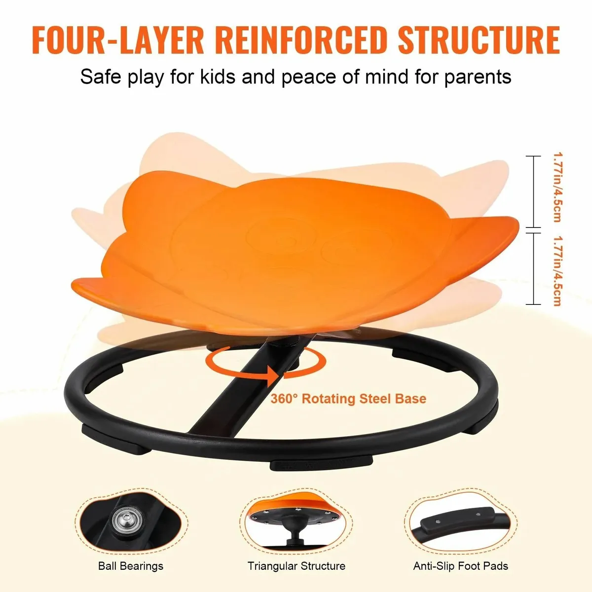 Kids Sensory Swivel Chair FREE DELIVERY - Image 3