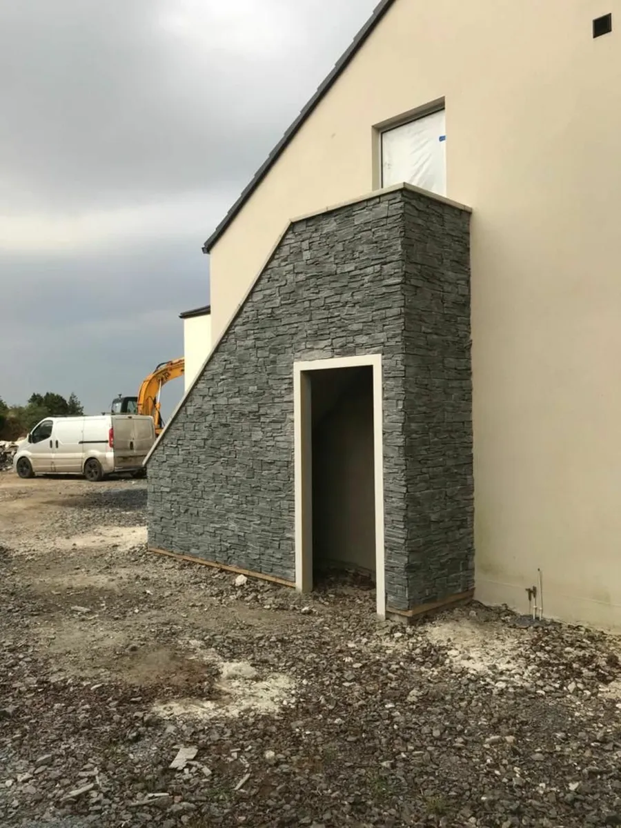 Charcoal (Black) Z Stone cladding natural stone ve - Image 4