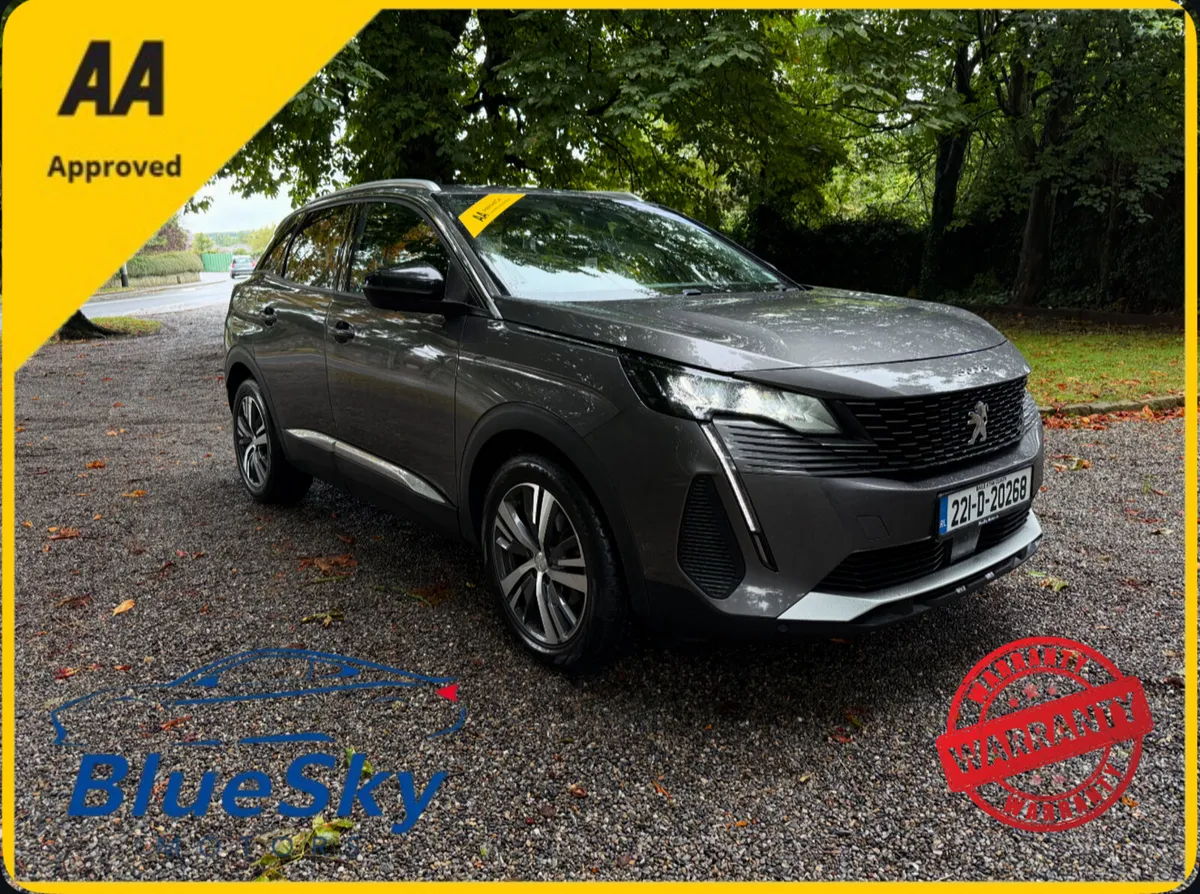 Warranty Peugeot 3008 2022 Diesel Huge Spec - Image 1
