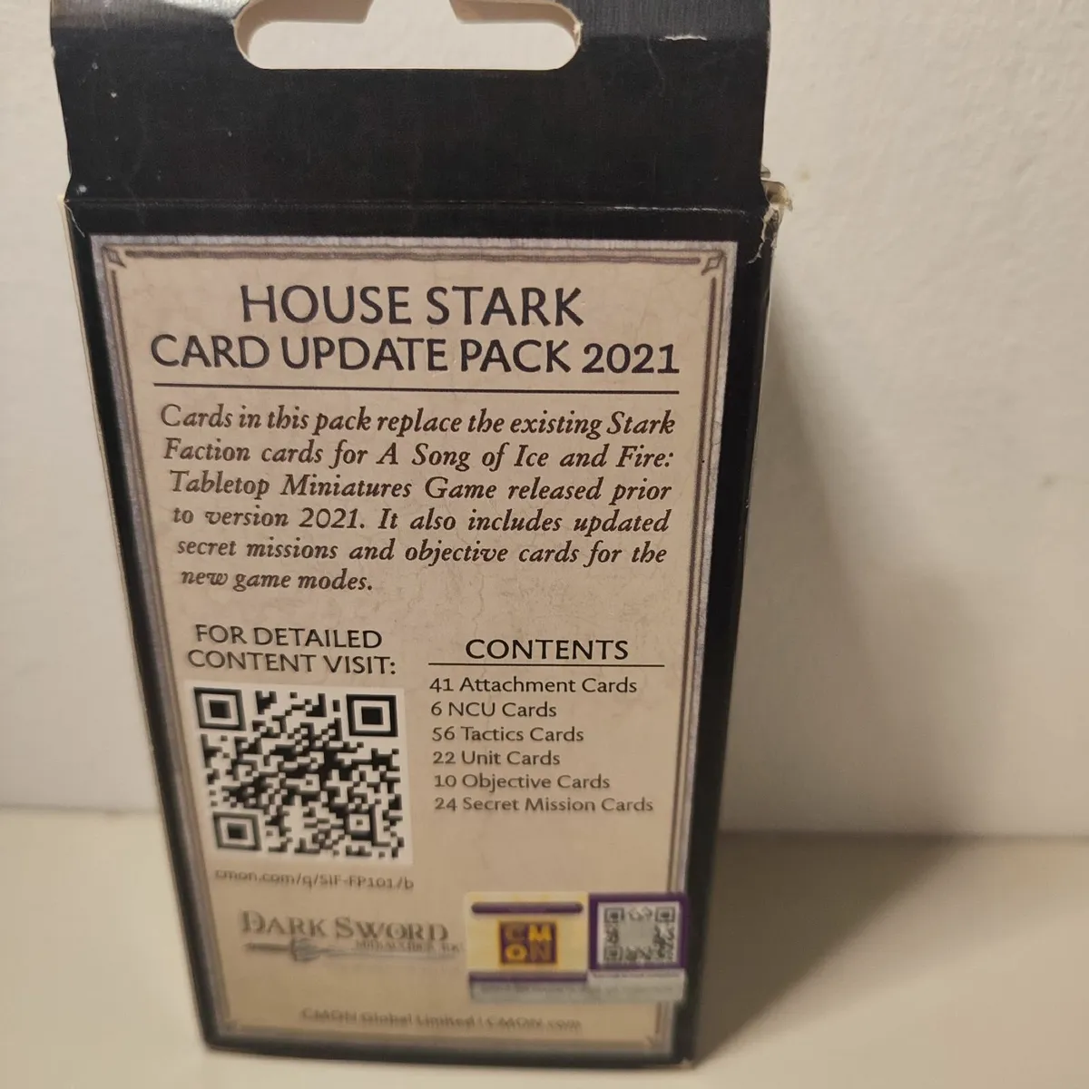 House Stark A Song Of Fire & Ice card update pack - Image 4