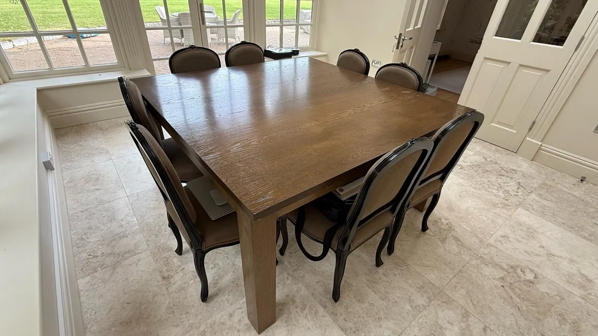 Dining Table & 8 Chairs - Image 2