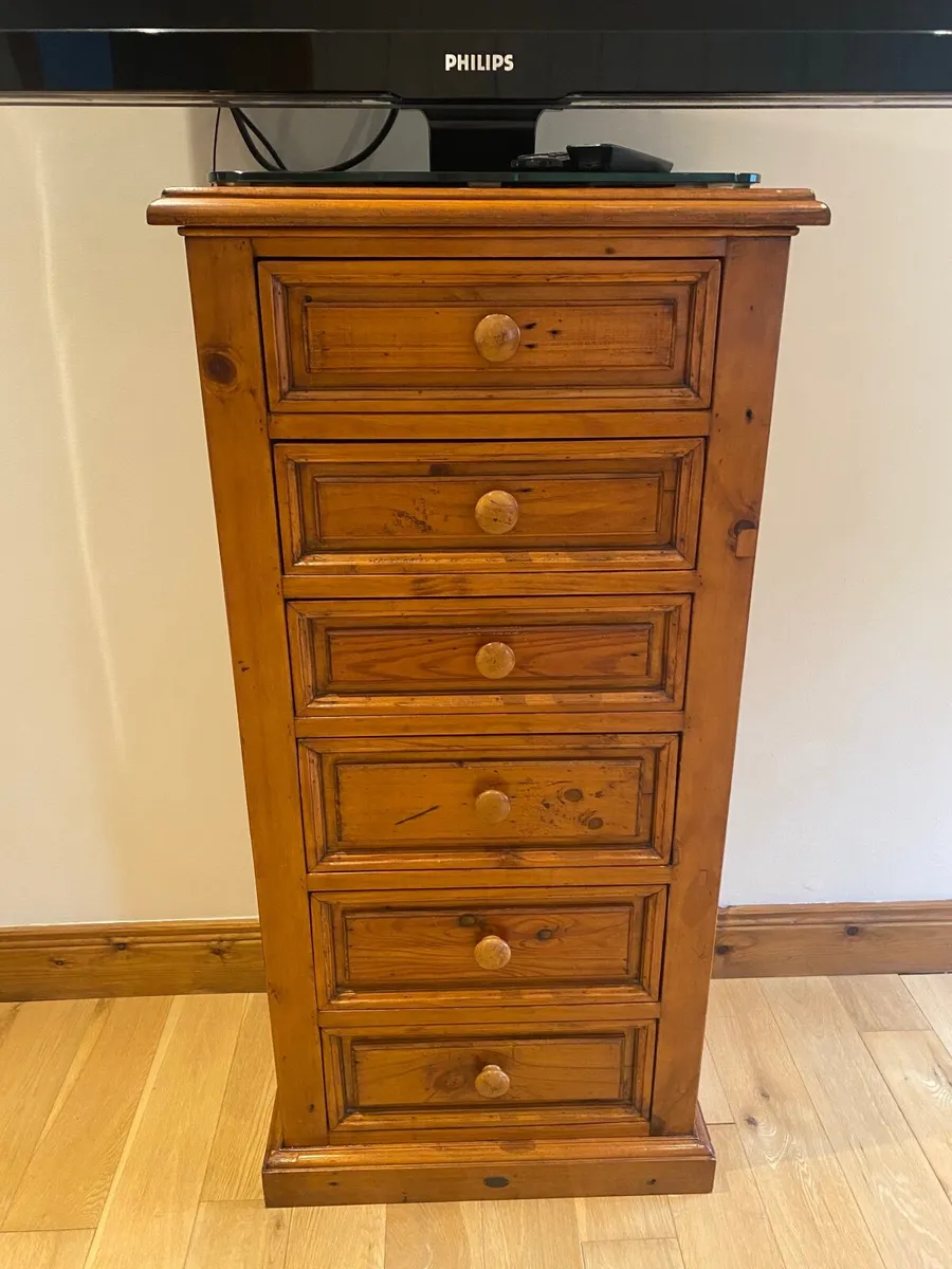 Heritage Yesteryear coll Tall Boy chest of drawers - Image 1