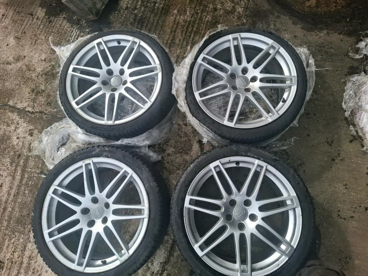 Audi Rs4 alloy wheels and tyres - Image 1