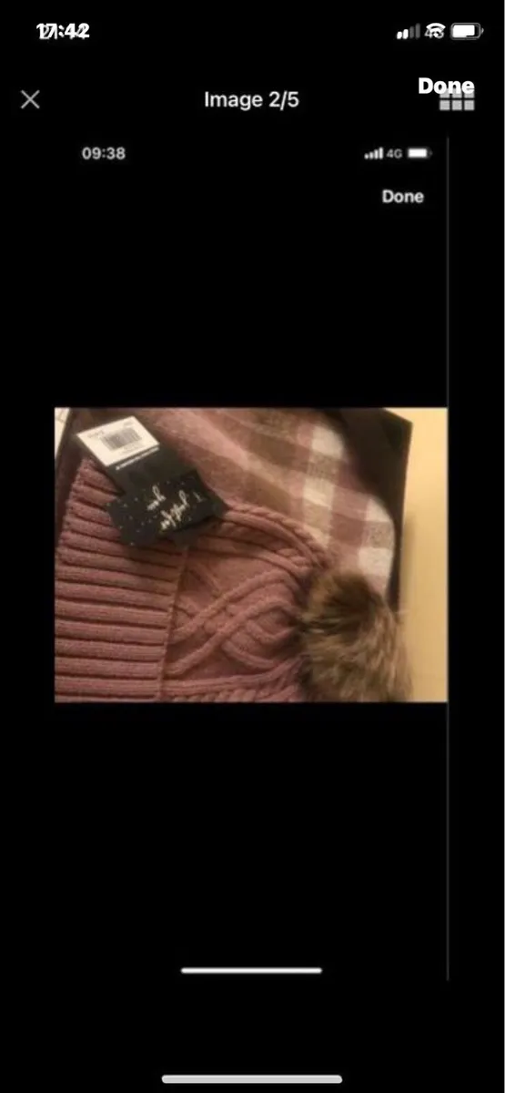 Nine West Scarf & Beanie Set - Image 2