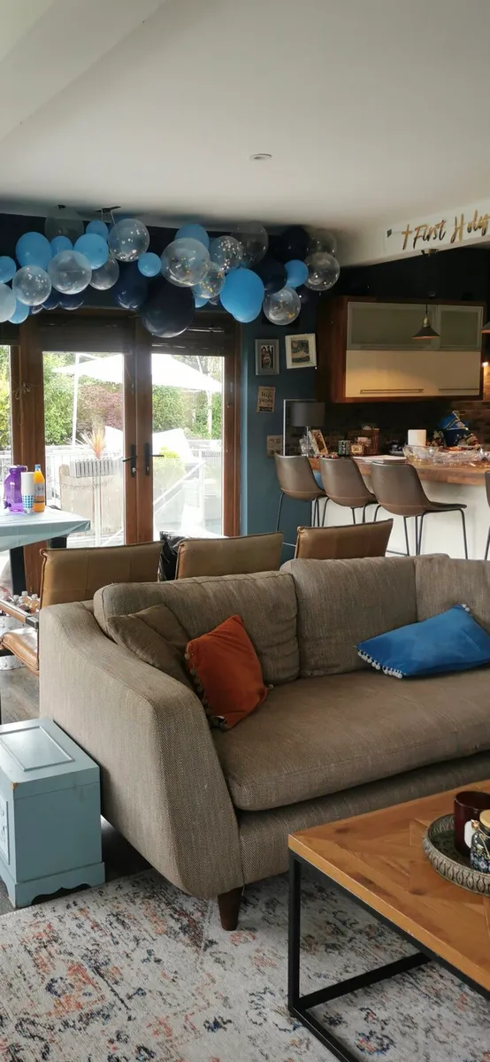 Couches and footstool...caseys - Image 2