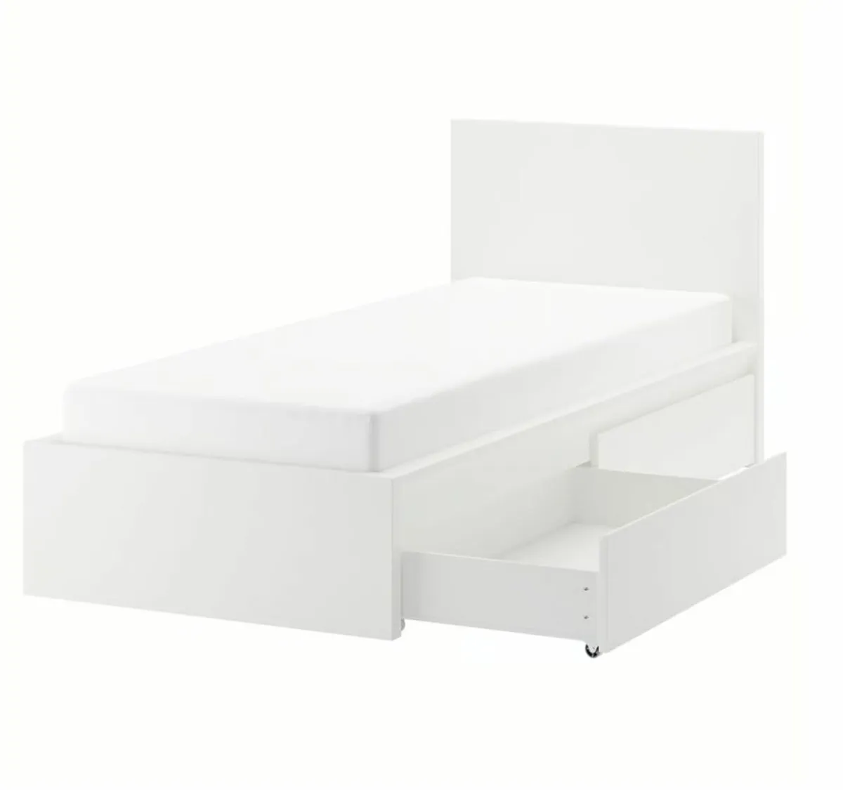 single bed x2, incl. mattresses - Image 1