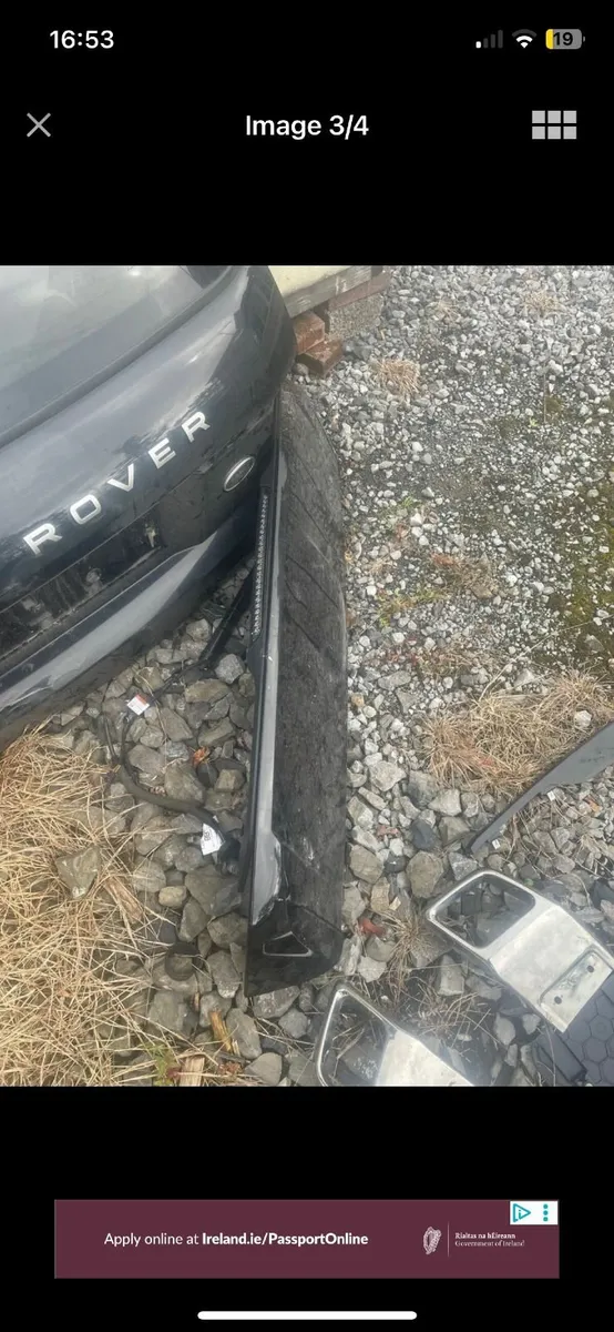 range rover evoque 2012-2019 bootlip / pipes - Image 3