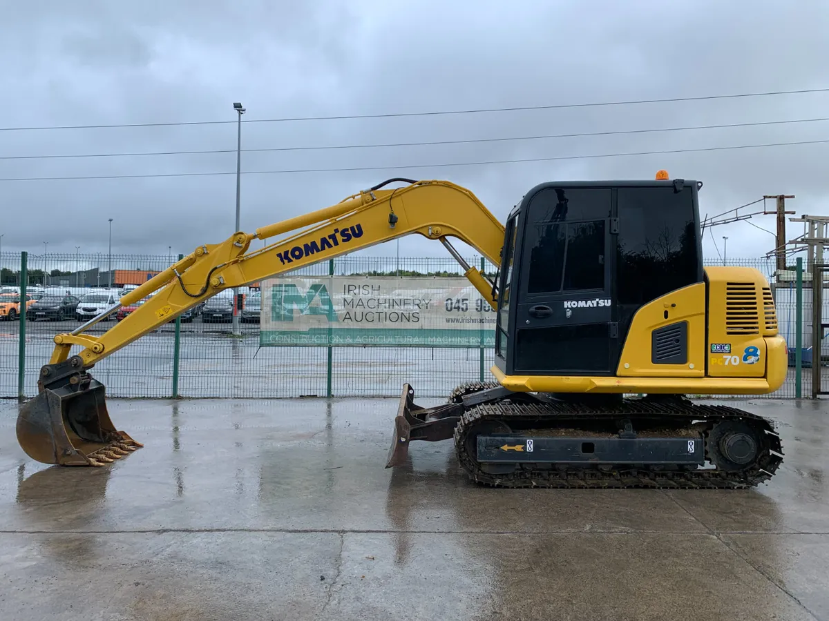 BID ONLINE NOW - 2023 KOMATSU PC70 EXCAVATOR - Image 3