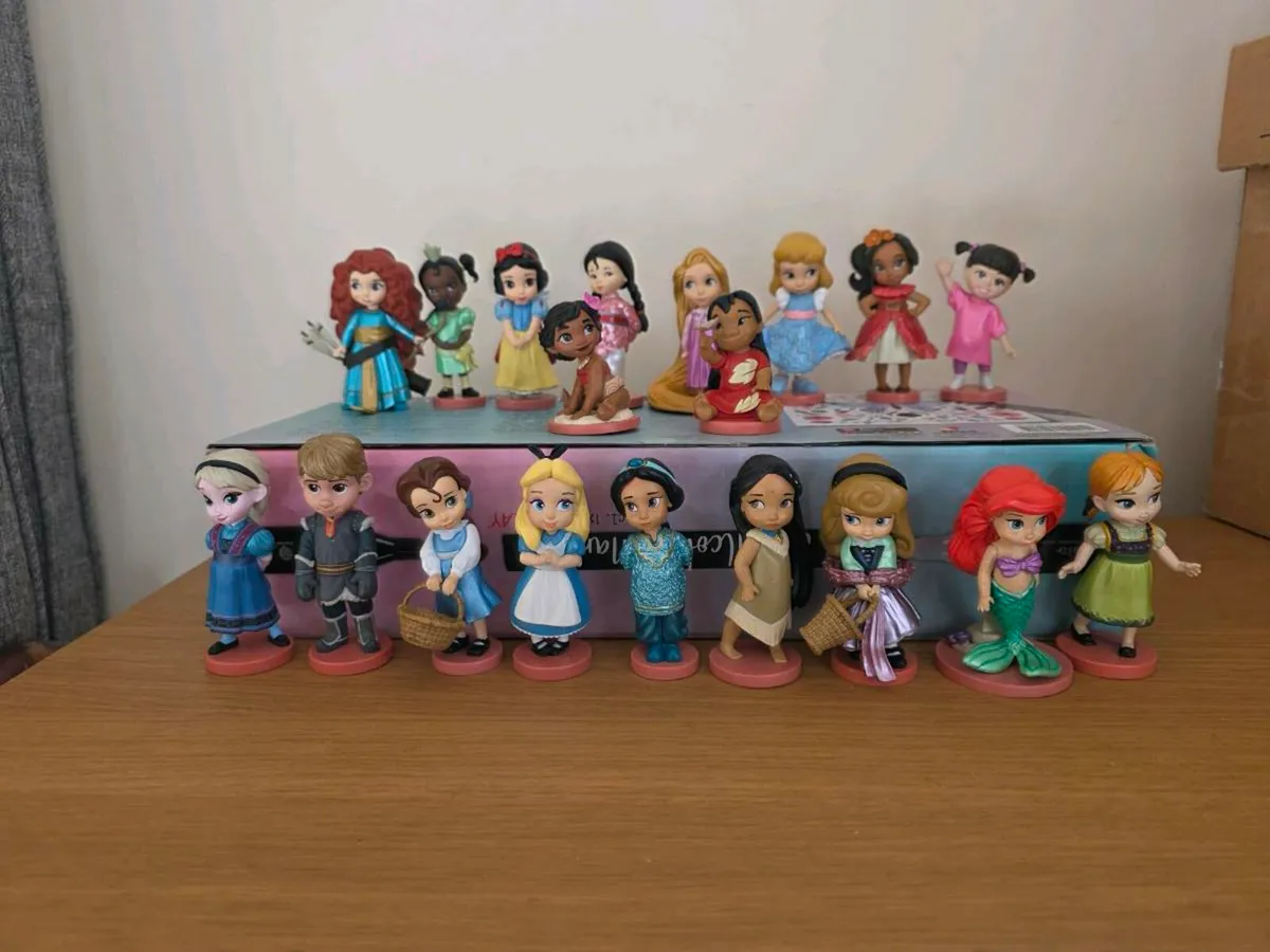 Disney Animators' Figure Set 19 pieces (no box) - Image 1