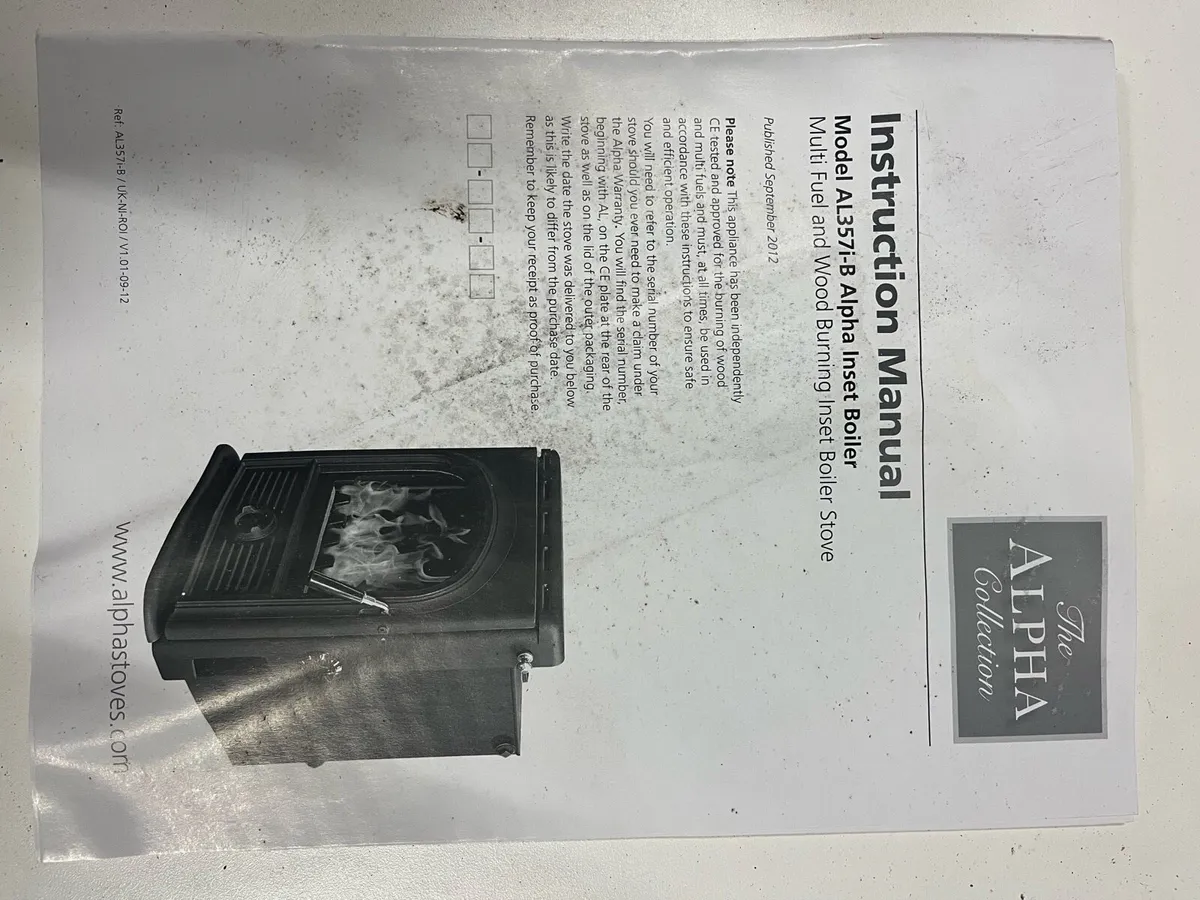 Alpha inset boiler stove. - Image 2