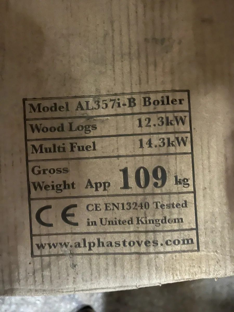 Alpha inset boiler stove. - Image 4