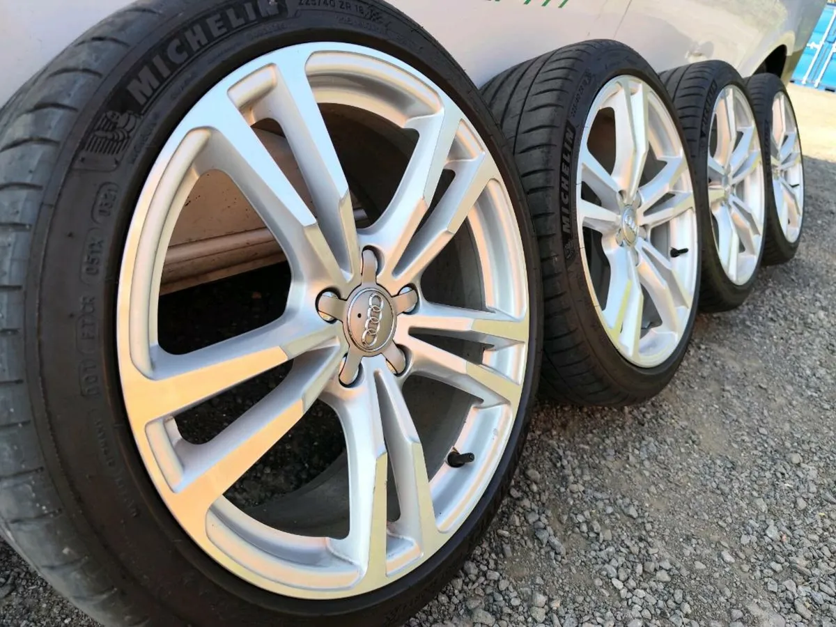 18" Audi A3 / S3 alloys with Michelin Pilot Sports - Image 1