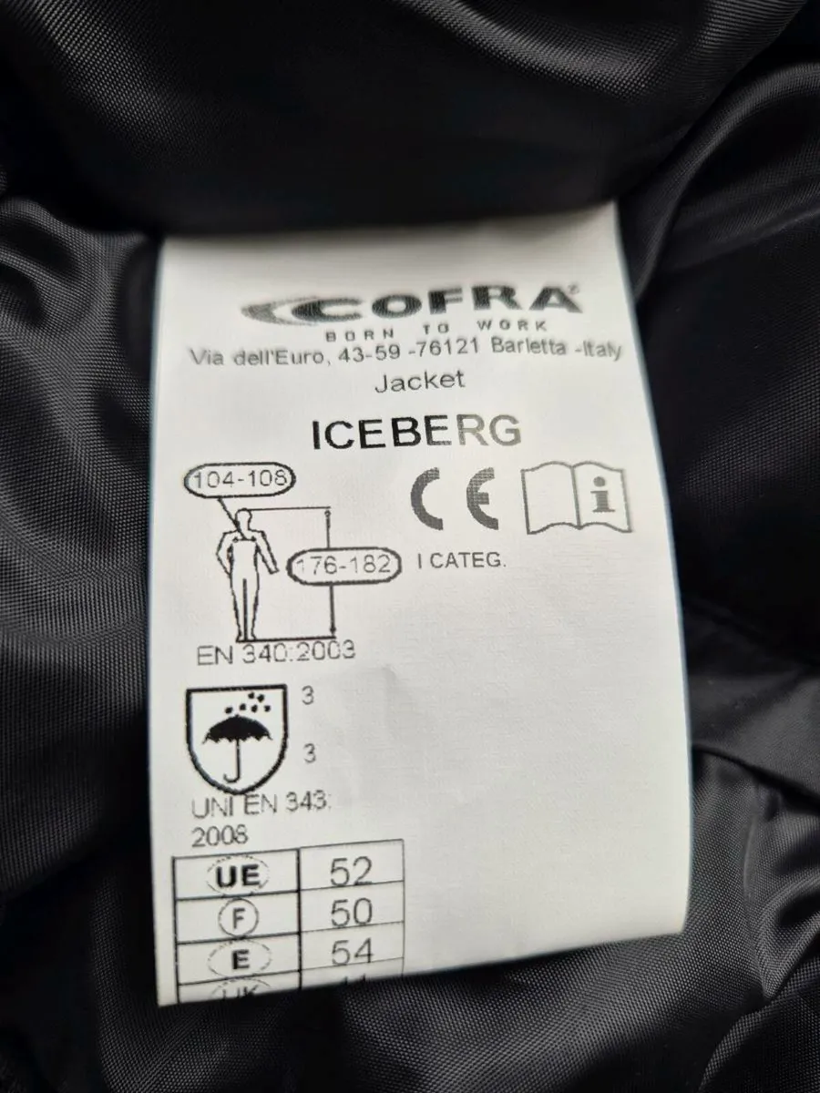 Cofra iceberg winter jacket waterproof- New - Image 4