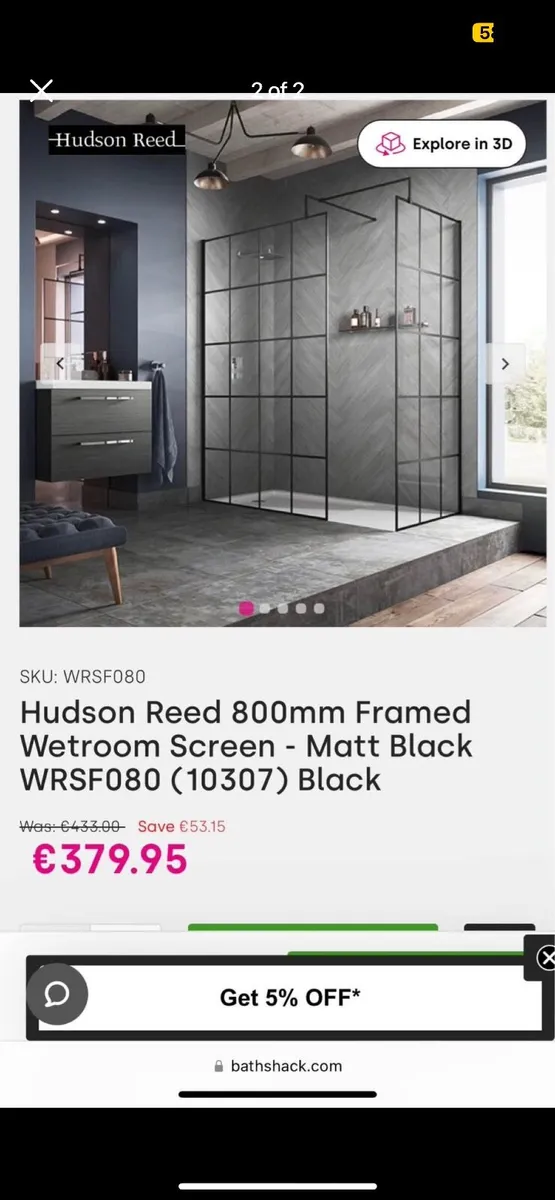 Shower screen - Image 2