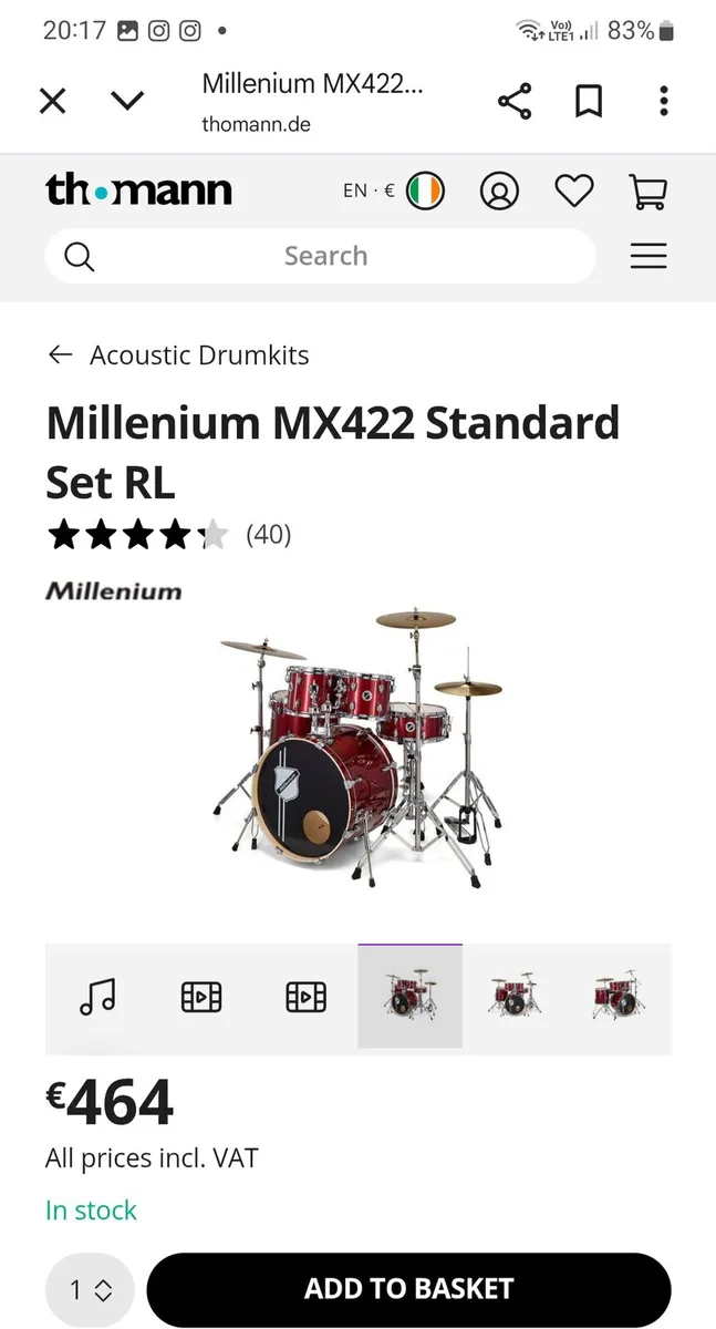 Acoustic Drum Kit - Image 1