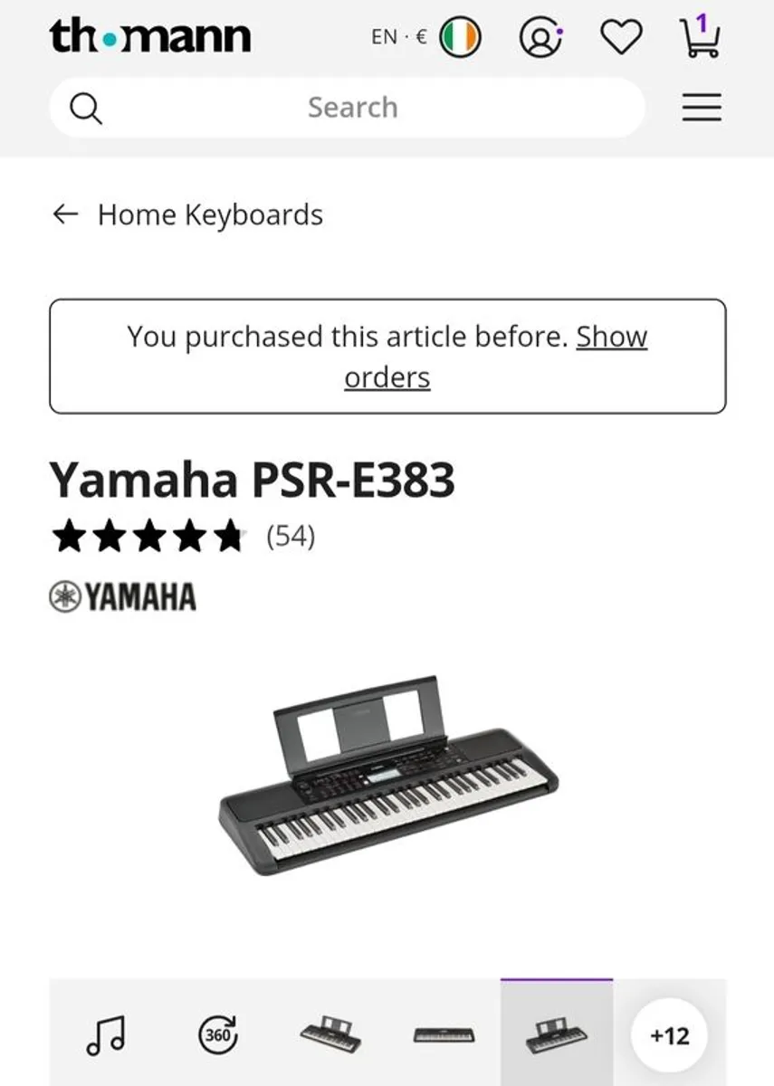 piano keyboard Yamaha - Image 1