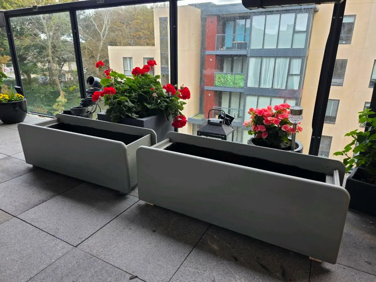 Wooden planters - Image 1