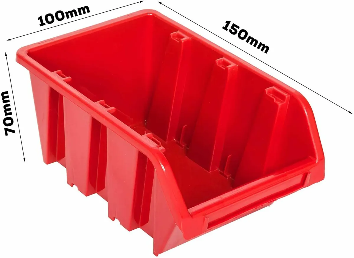 Wall 230 x 78 cm Stacking Boxes Tool Holder - Image 3