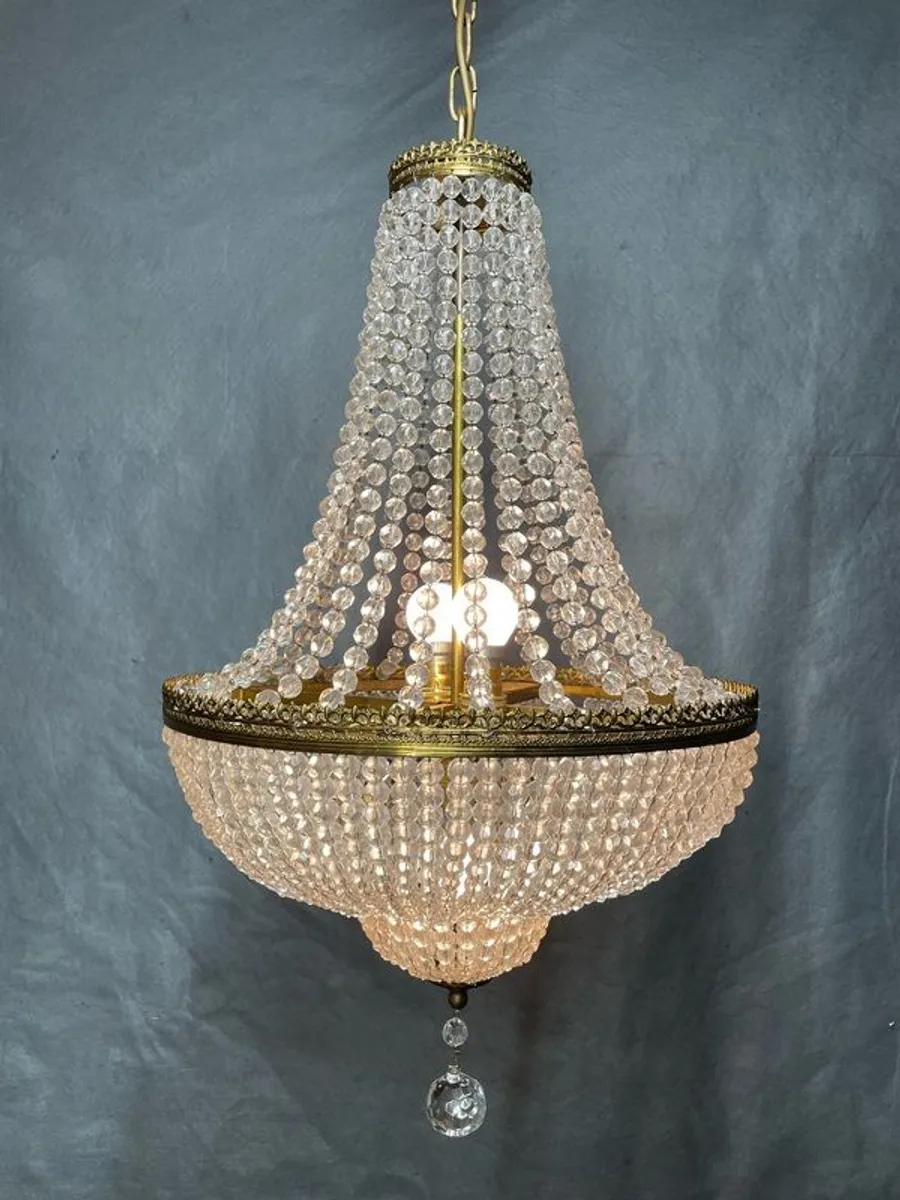 Early 20th Century French Empire Style Chandelier - Image 1