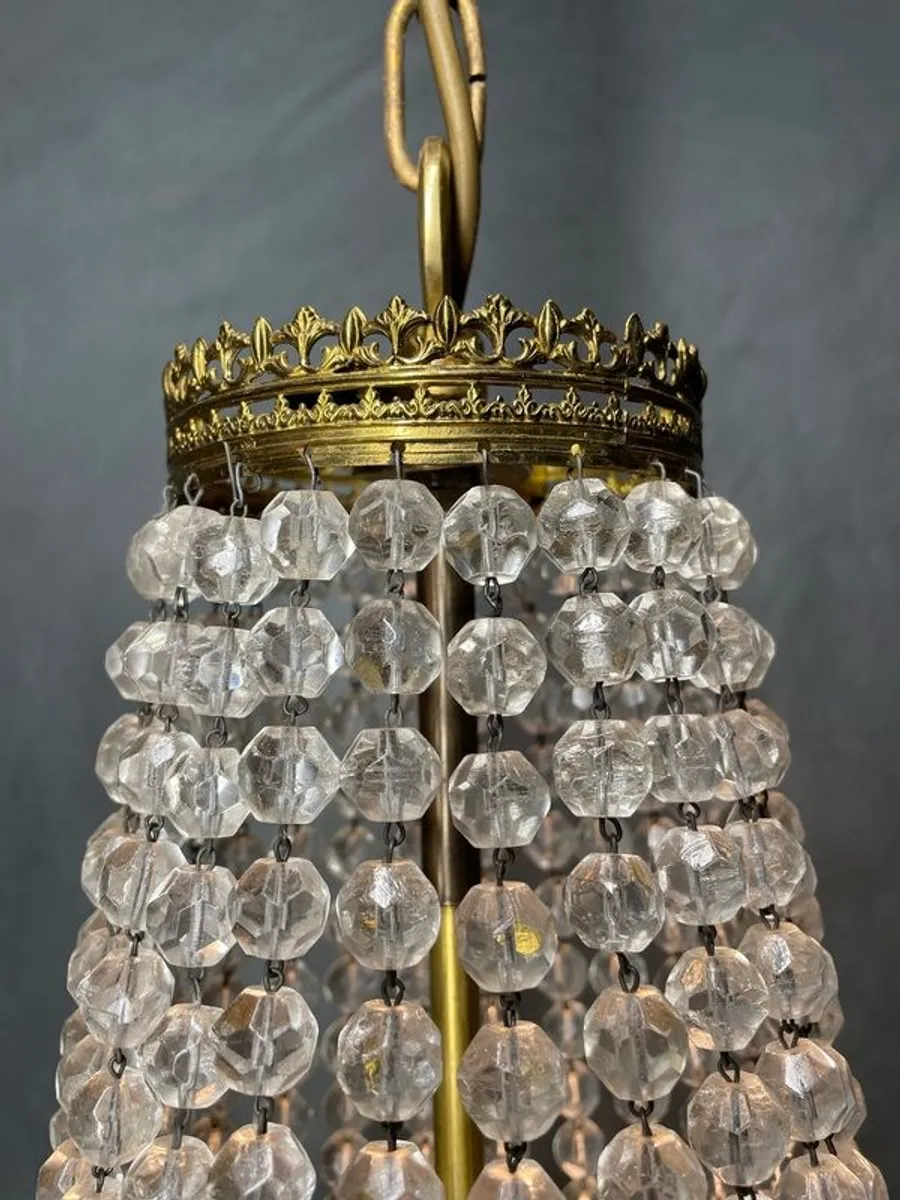 Early 20th Century French Empire Style Chandelier - Image 3