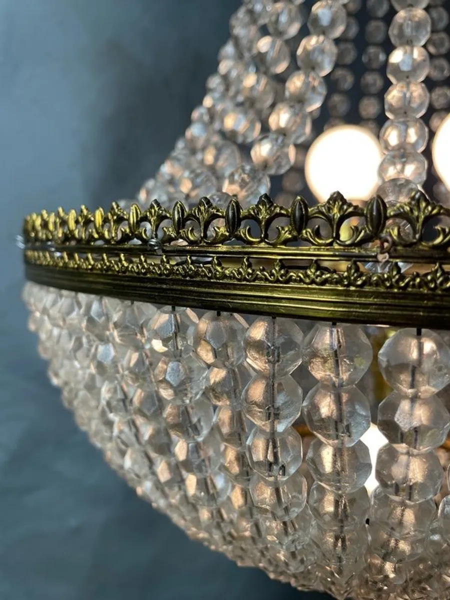Early 20th Century French Empire Style Chandelier - Image 4