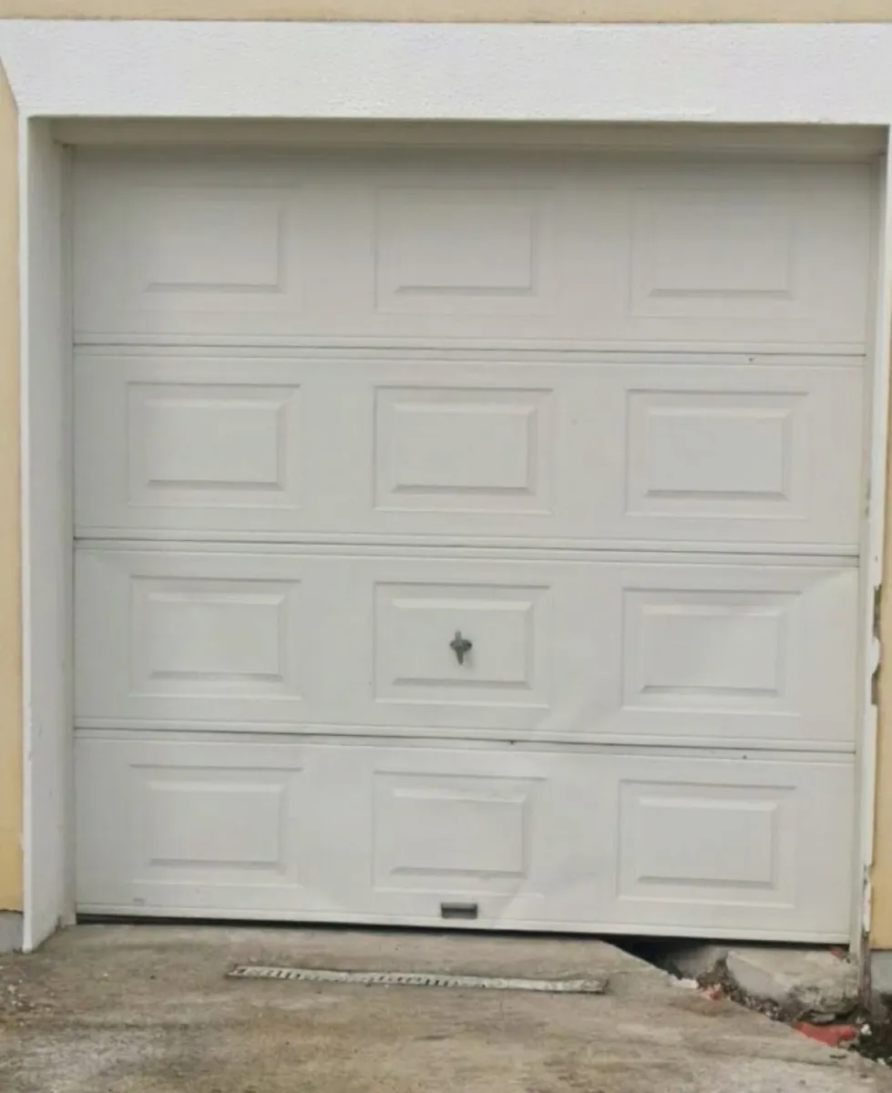 Garage Door - White - Up and Over - Image 1