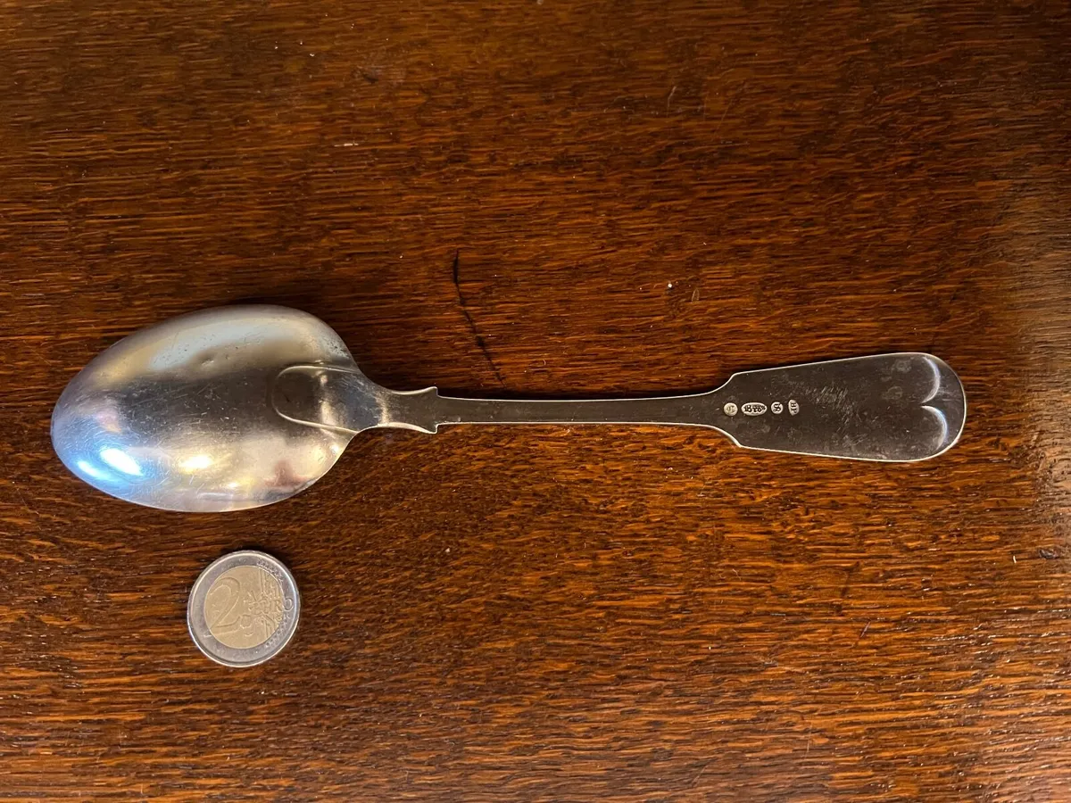 🥄 Antique Silverplated Spoon – Sheffield, Britann - Image 2