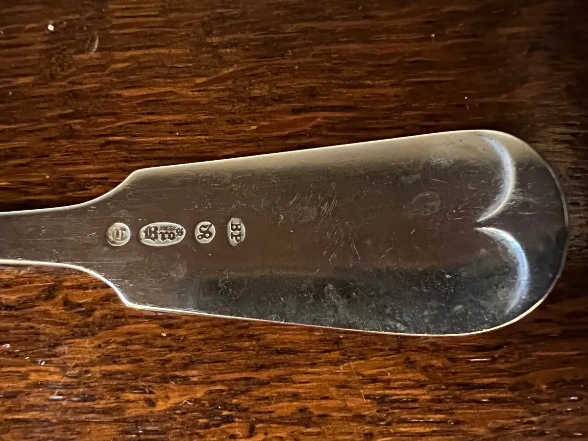 🥄 Antique Silverplated Spoon – Sheffield, Britann - Image 3