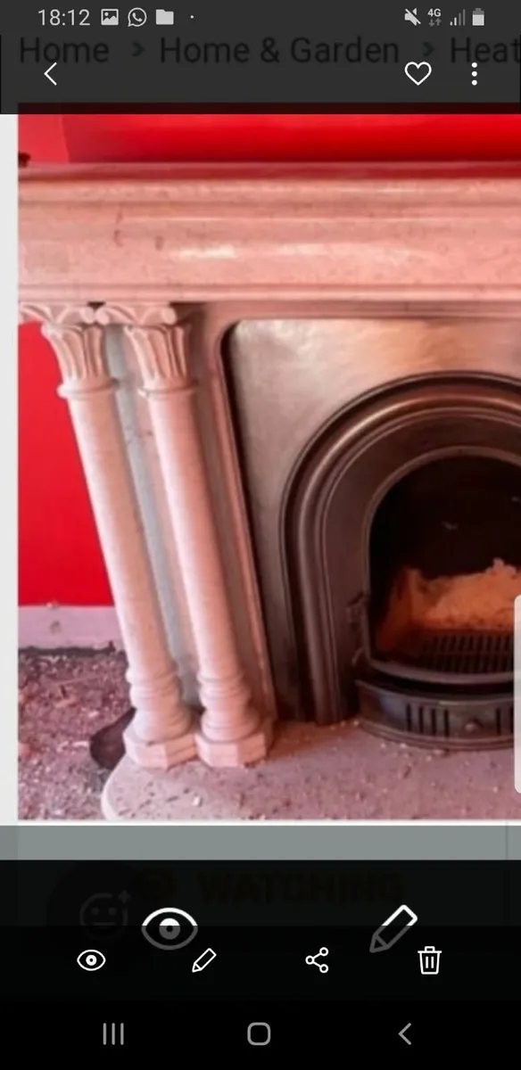 Marble fireplace - Image 2