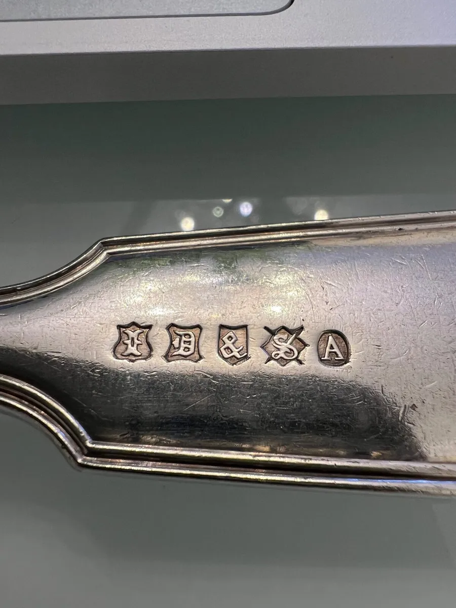 Pair of Antique Silverplated Spoons – Daniel & Art - Image 4