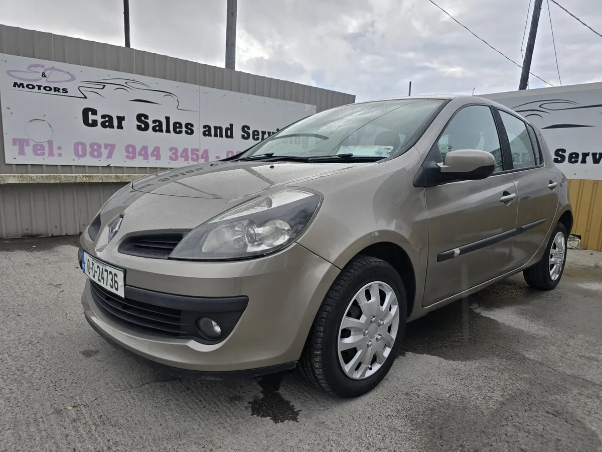 Renault Clio 2010 1.1Petrol Warranty - Image 1
