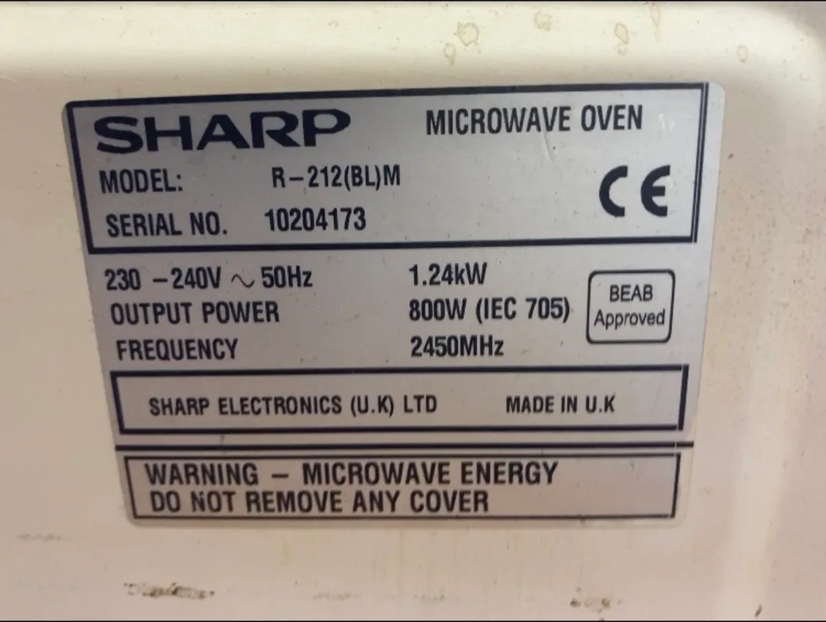 Sharp Microwave Oven - Image 4