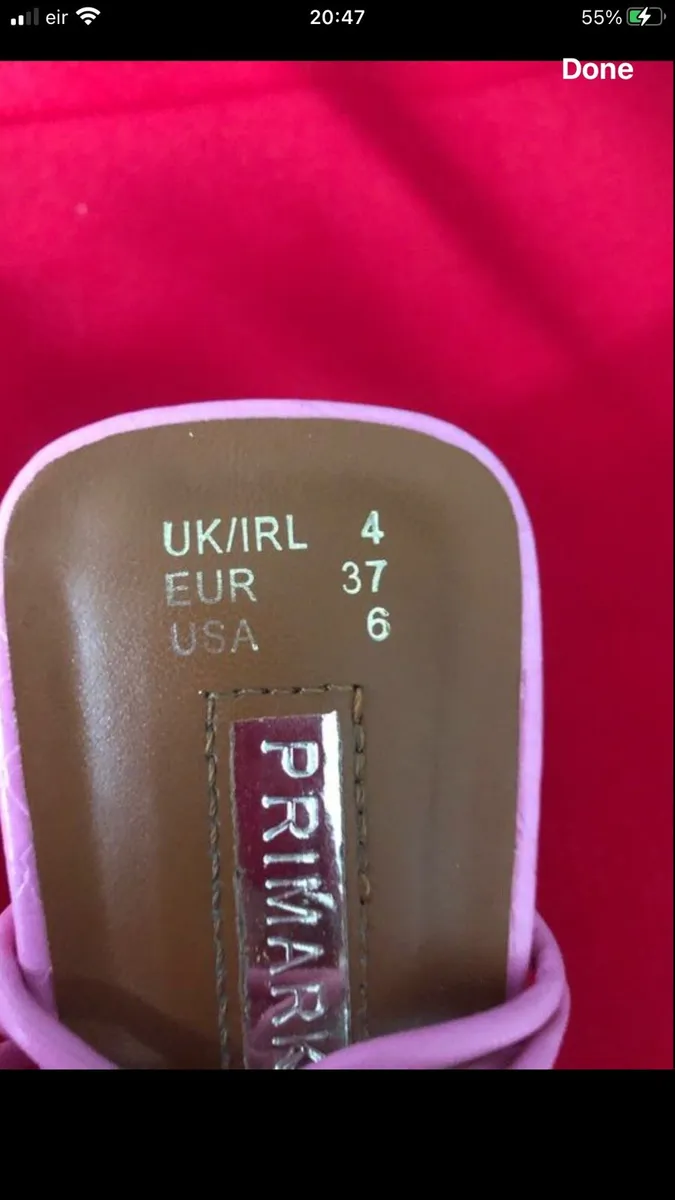 Ladies sandals  size 4 €5 - Image 4