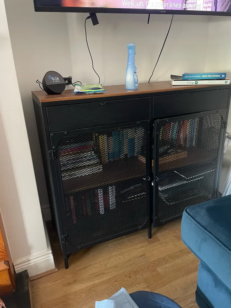 Shelving unit and matching sideboard - Image 1