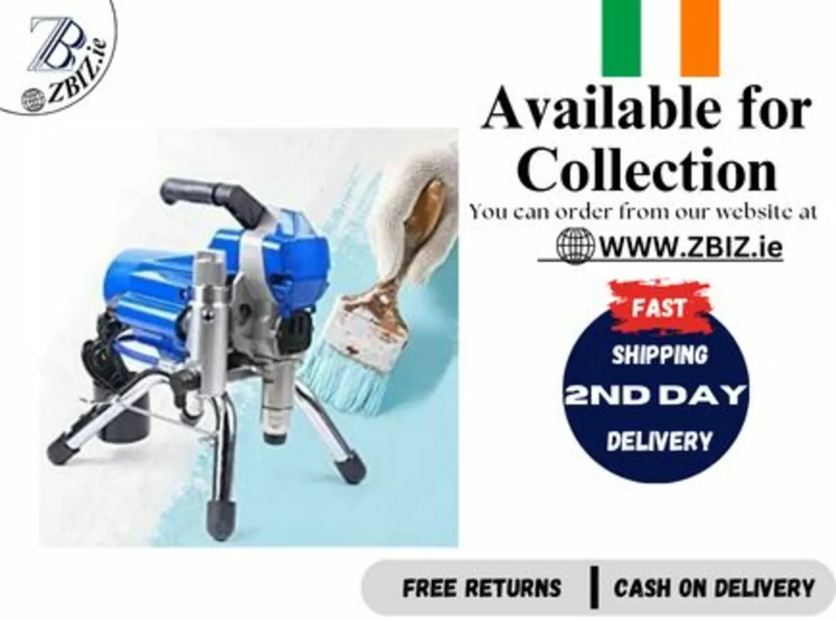 Paint Sprayer Machine High Pressure Airless Gun - Image 1
