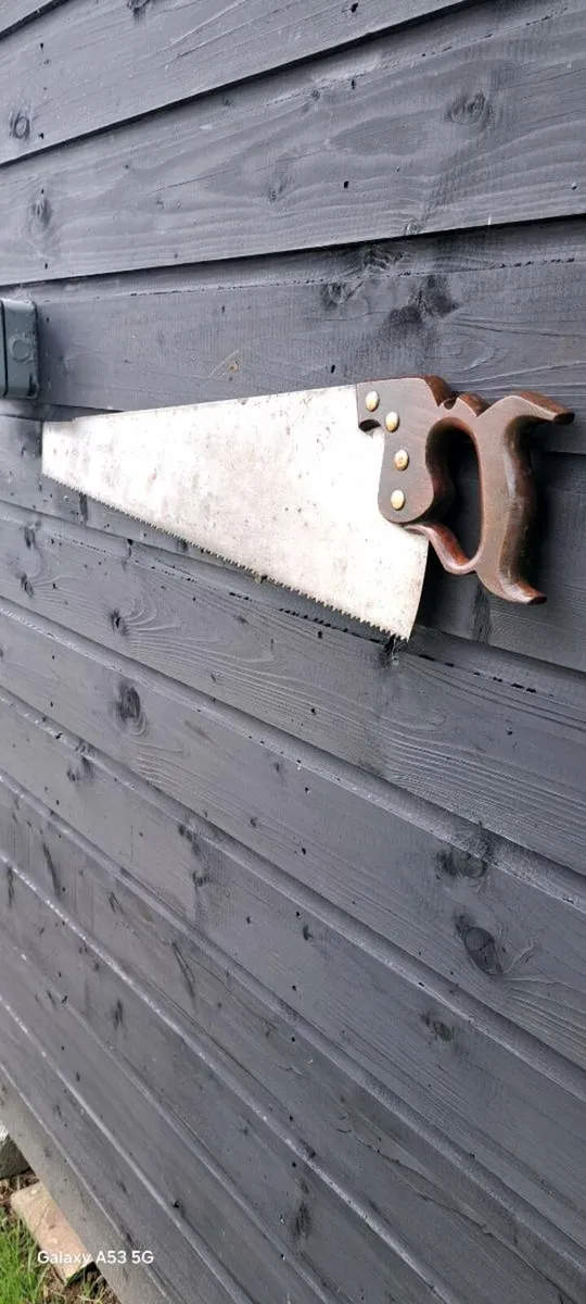 Old  hand saws  brass  fittings €45 each - Image 2