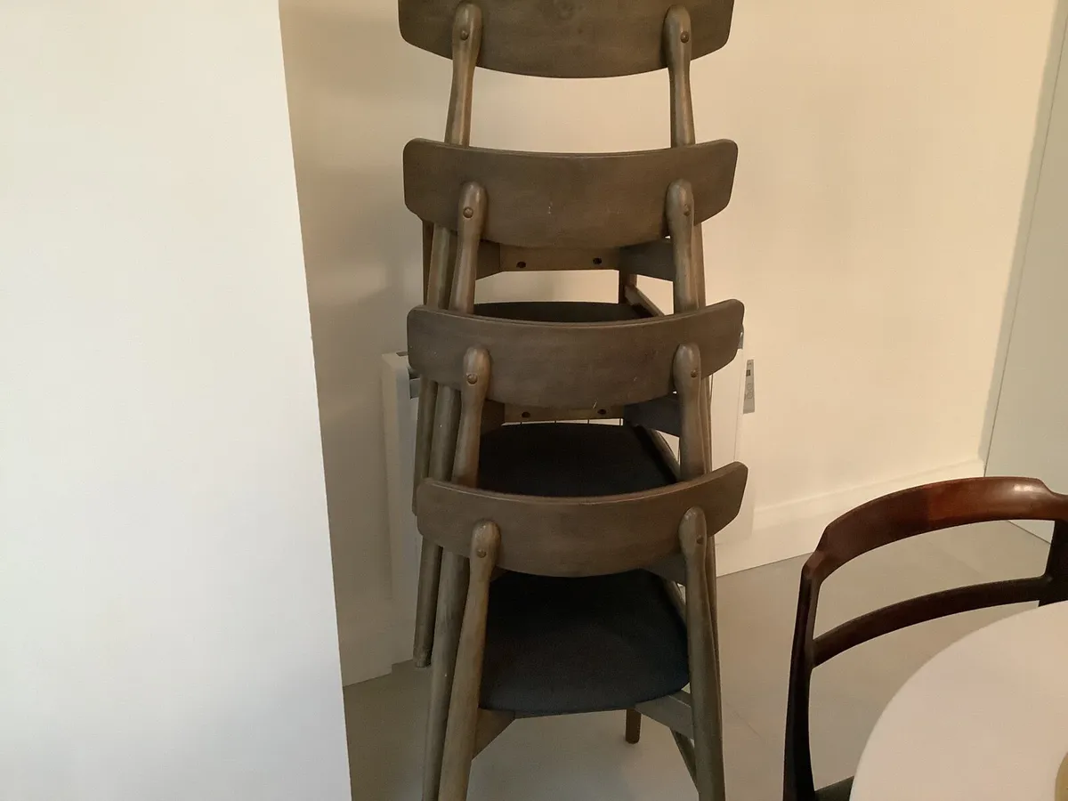 4  dining chairs, clonmel town - Image 1