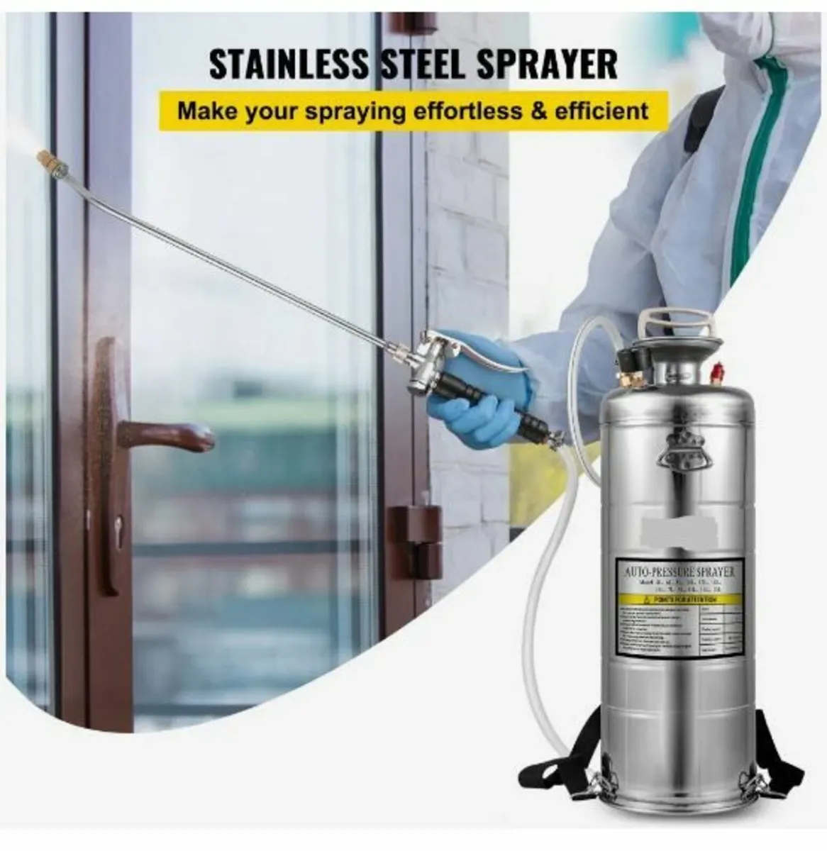 Stainless Steel Sprayer 12L Household - Image 1