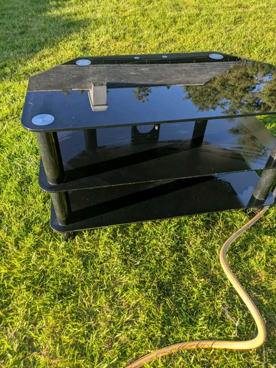 Glass tv stand - Image 2