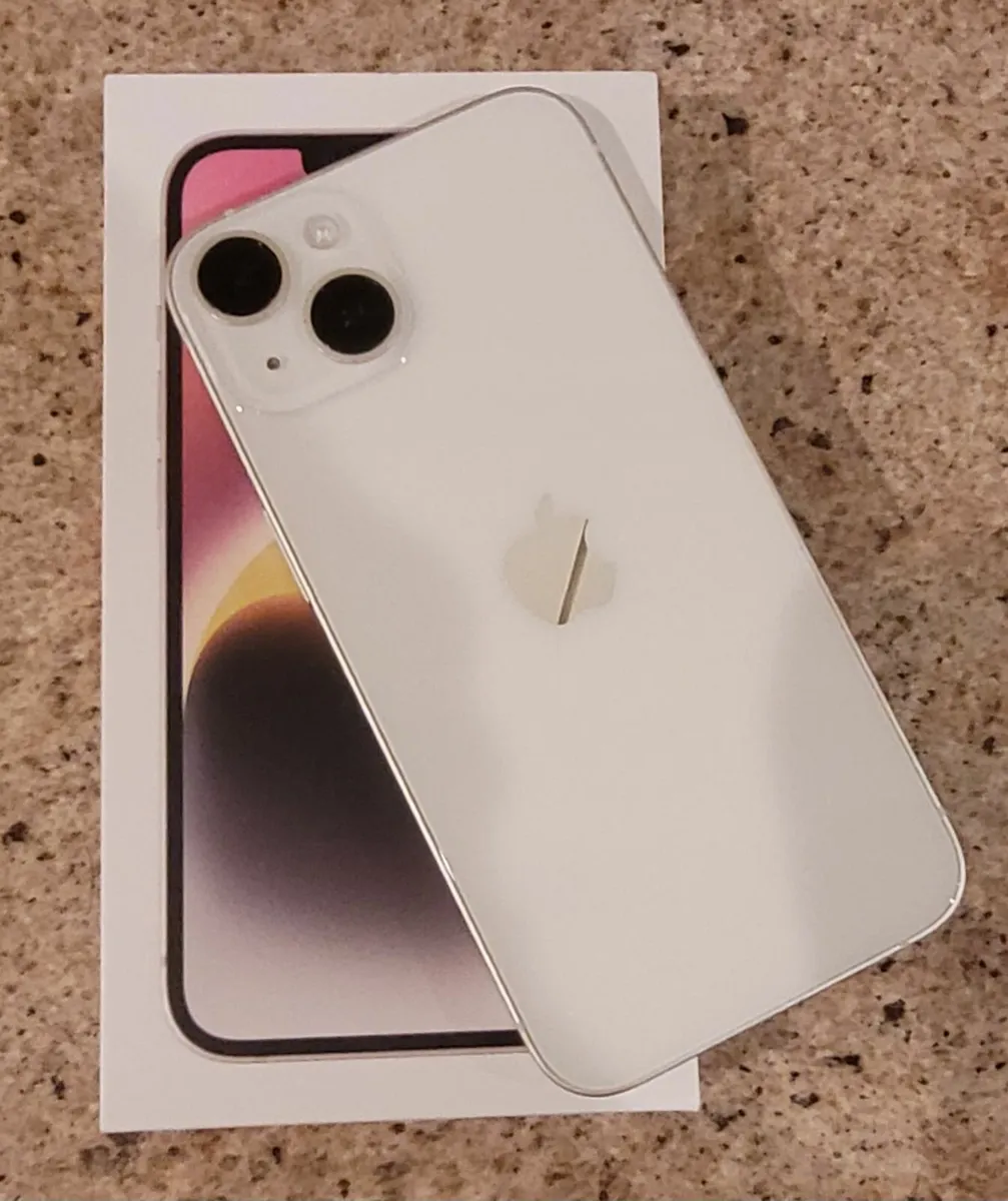 Apple Iphone 14 128Gb Frozen White Mint Condition - Image 1